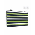 thumbnail image 1 of Green and Stove Top Covers for Electric Stove, 28'x20'' Dark Blue Stripe Minimalist Abstract Striped Glass Ceramic Stove Cover Foldable Rubber Mat Heat Resistant Cooktop Protector for Kitchen, 1 of 8