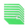 thumbnail image 1 of Green Striped Cloth Napkins Set of 8 Reusable Dinner Napkins, Modern Simple Monochrome Geometric White Cocktail Napkin Washable Table Napkins for Wedding/Holiday Party/Baby Shower 20"x20", 1 of 7