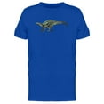 thumbnail image 1 of Green Striped Dinosaur T-Shirt Men -Image by Shutterstock, Male 3X-Large, 1 of 2