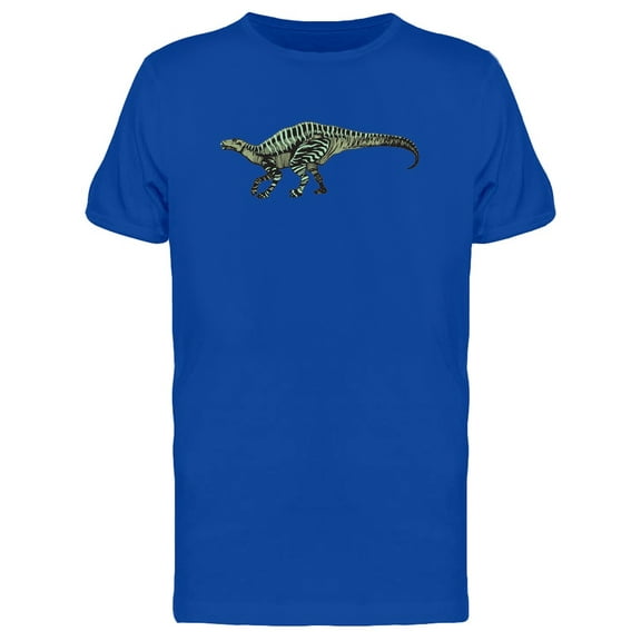 Green Striped Dinosaur T-Shirt Men -Image by Shutterstock, Male Medium