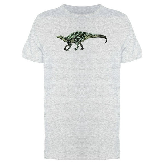Green Striped Dinosaur T-Shirt Men -Image by Shutterstock, Male Small