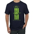 thumbnail image 1 of Green Striped Ford Mustang | Mens Cars and Trucks Graphic T-Shirt, Navy, Medium, 1 of 3