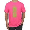 thumbnail image 1 of Green Striped Ford Mustang | Mens Cars and Trucks Graphic T-Shirt, Neon Pink, 3XL, 1 of 3