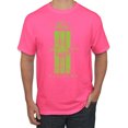 thumbnail image 1 of Green Striped Ford Mustang | Mens Cars and Trucks Graphic T-Shirt, Neon Pink, Large, 1 of 3