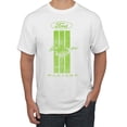 thumbnail image 1 of Green Striped Ford Mustang | Mens Cars and Trucks Graphic T-Shirt, White, Medium, 1 of 3