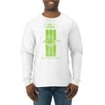 thumbnail image 1 of Green Striped Ford Mustang | Mens Cars and Trucks Long Sleeve T-Shirt, White, 2XL, 1 of 3