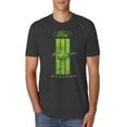 thumbnail image 1 of Green Striped Ford Mustang | Mens Cars and Trucks Premium Tri Blend T-Shirt, Vintage Black, X-Large, 1 of 3
