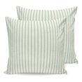 thumbnail image 1 of Green Striped Pillow Covers 26x26 Set of 2, Modern Boho Vertical Stripes Throw Pillow Covers Decorative Couch Cushion Cover, Microfiber Soft Square Pillowcases for Bedroom Living Room Sofa, 1 of 9