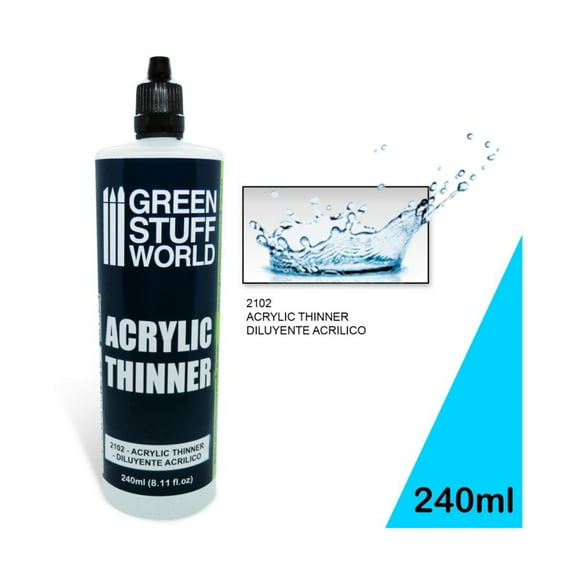 Green Stuff World Acrylic Thinner (240ml) New