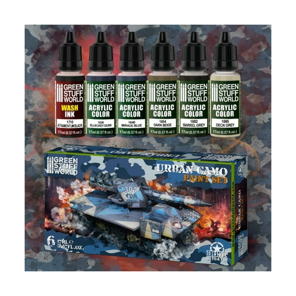 Green Stuff World Dust 1947 - Urban Camo Paint Set New