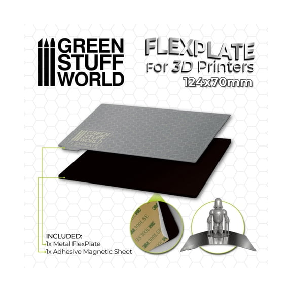 Green Stuff World Flexplate - 124x70mm New