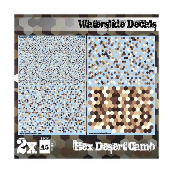 Green Stuff World Hex Desert Camo New