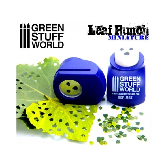Green Stuff World Miniature Leaf Punch - Lime (Dark Purple) New