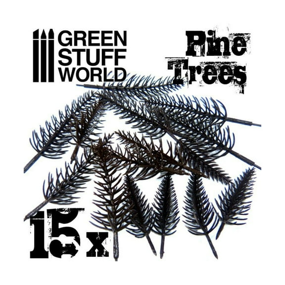 Green Stuff World Model Pine Tree Trunks New