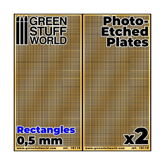 Green Stuff World Rectangles - 0.5mm New
