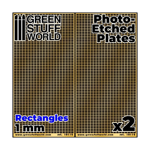 Green Stuff World Rectangles - 1.0mm New
