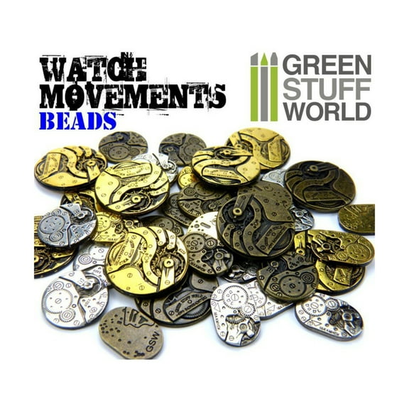 Green Stuff World Watch Movements Beads (85g) New