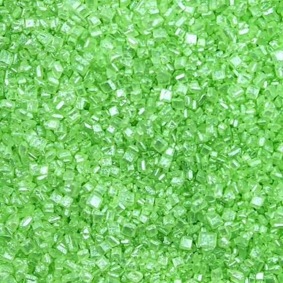 Krazy Sprinkles - Edible Green Sugar Sand - Bold Cake Decoration, 1/2 Cup