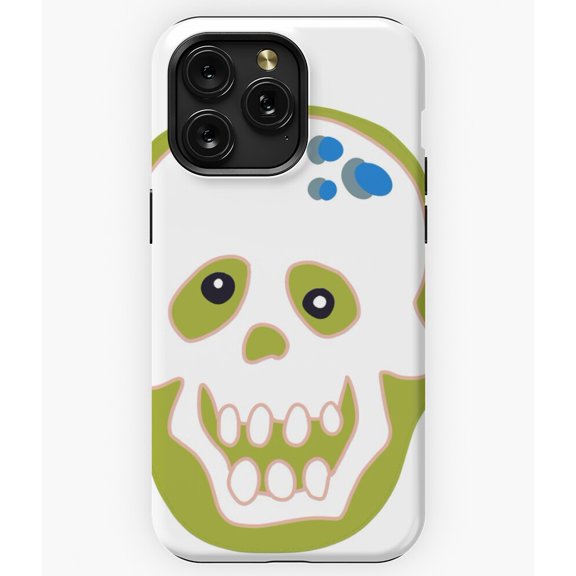 Green Sugar Skeleton Head Day of the Dead Dia de los A11624 Phone Case for iPhone 11 to 17 Pro Max