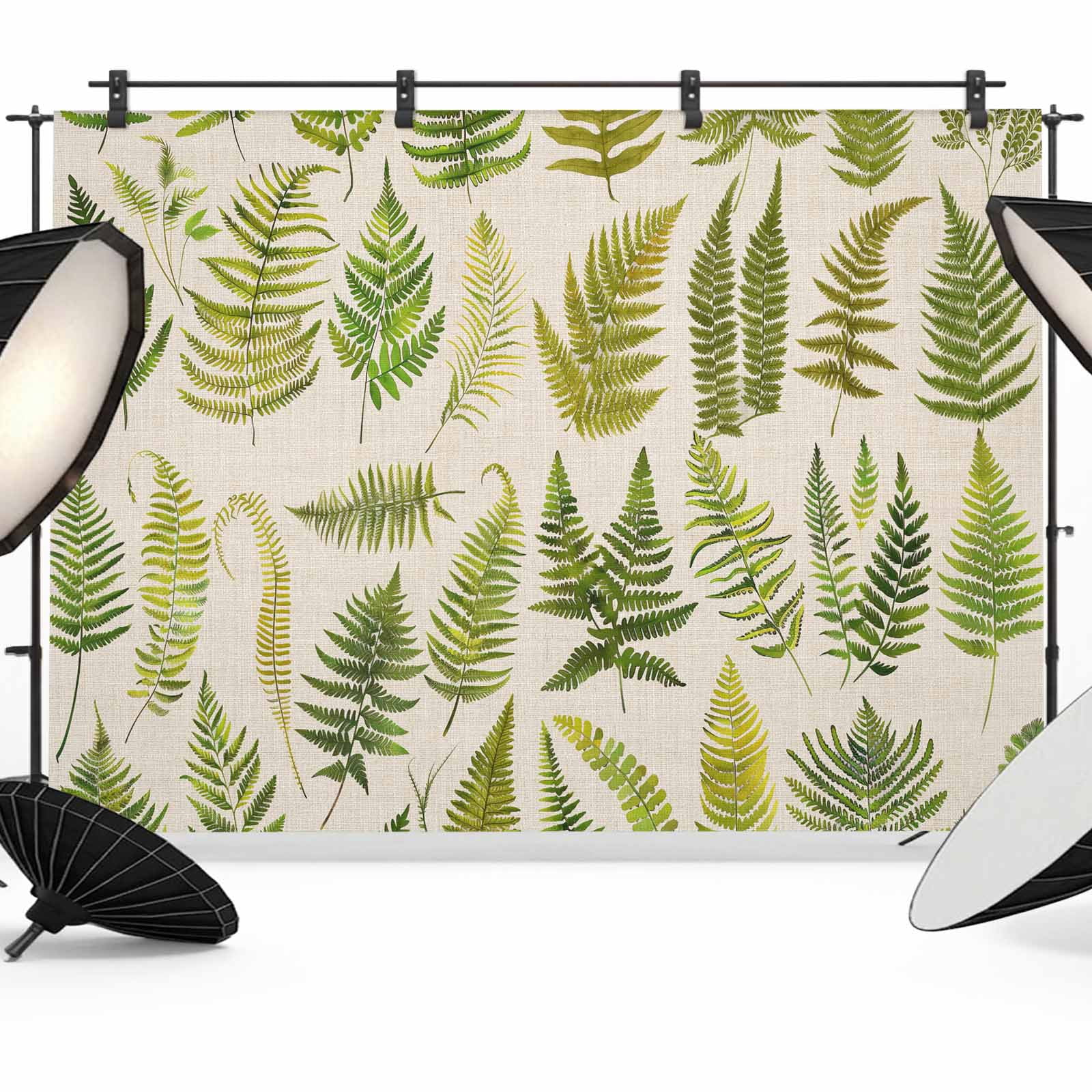 Botanical Backdrop Green Summer Botanical Backdrop for Photoshoot,Photography Photo Studio ...