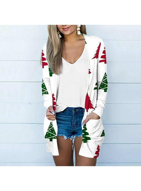 Christmas Kimono Top