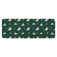 thumbnail image 1 of Green Sun Moon Cloud Pattern Kitchen Rug Mat,Kitchen Runner Rugs Non Skid Washable,Decorative Kitchen Floor Mats for Kitchen,Sink,Laundry,17"x47.2", 1 of 7