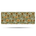 thumbnail image 1 of Green Sunflower Bee Pattern Bathroom Rugs Mat,Non Slip Microfiber Bathroom Rug,Rubber Backing,Soft Bathroom Mats for Bathroom Floor,Tub and Shower,47x17in(120x43cm), 1 of 5