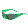 thumbnail image 1 of Green Sunglasses Outdoor Wrap Around Shades, 1 of 2