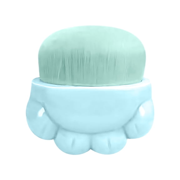 Green Sunscreen Applicator Brush Cat Paw Shape With Protective Cover For Kids Sun Lotion Roller Makeup Foundation Concealer Cosmetic Tool
