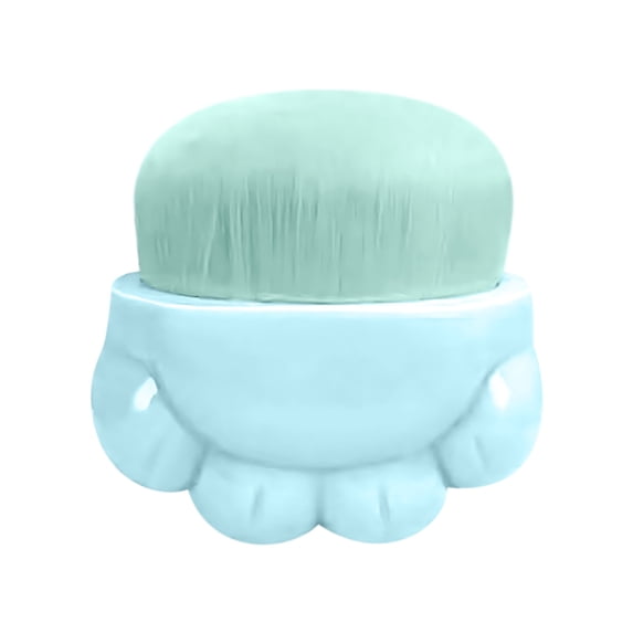 Green Sunscreen Applicator Brush Cat Paw Shape With Protective Cover For Kids Sun Lotion Roller Makeup Foundation Concealer Cosmetic Tool