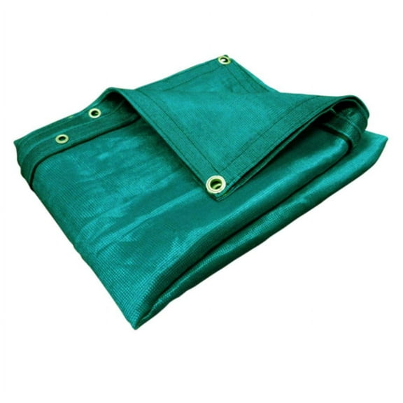 (Green) Super Heavy Duty Mesh Tarp Net Sail Sun Shade Awning and Fence Screen
