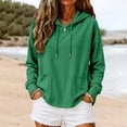thumbnail image 1 of Green Sweatshirt for Women Hoodies Pullover Casual Thin Sweatshirts with Pockets Loose Fit Long Sleeve Hoody Sweatshirt, 1 of 6
