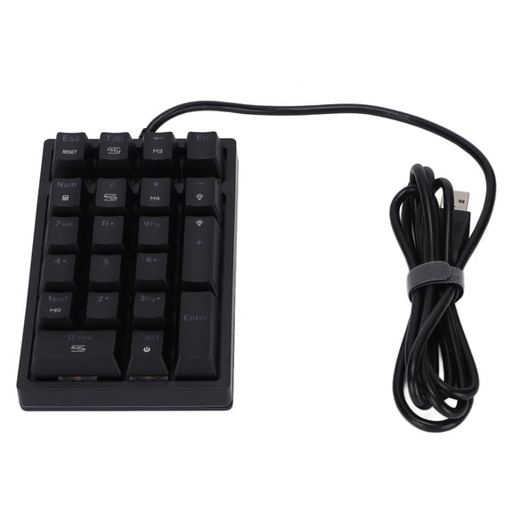 Green Switch, 21 Programmable Keys, Stepped Keycaps, Wired for Ultimate Gaming Control RGB Backlit Mechanical Keyboard