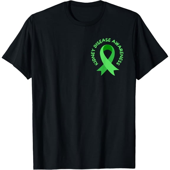 Green T-ShirtMarch Is National Kidney Disease Awareness Month100% cotton