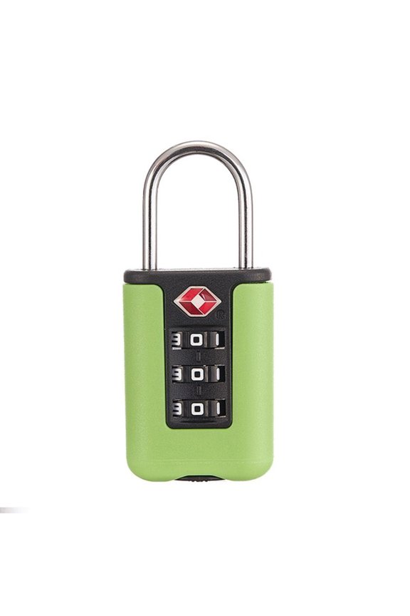 Green-TSA Code Lock for Travel Luggage, Changeable Password, for Subscribers, Document, Design, Durable Cabinet Padlock