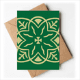 thumbnail image 1 of Green Talavera Style Decorative Pattern Greeting Cards You are Invited Invitations, 1 of 4