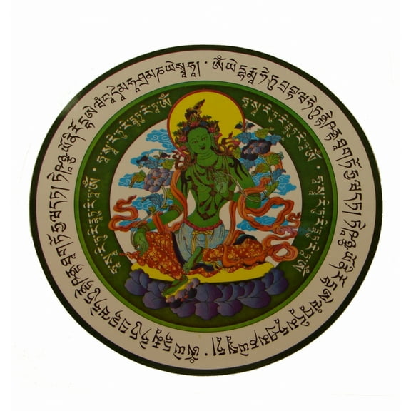 Green Tara Window Sticker