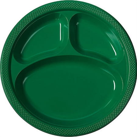 Green Tea 10.5" Plastic Plates 20ct