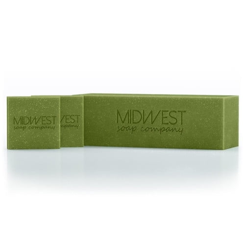 Handmade Green Tea Artisan Soap - Loaf (Pre-Cut to 9 Bars)