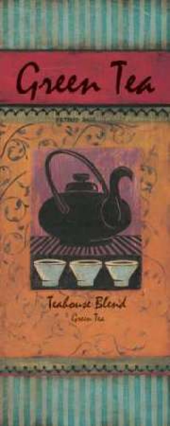 Green Tea Canvas Art - Gregory Gorham (24 x 48)