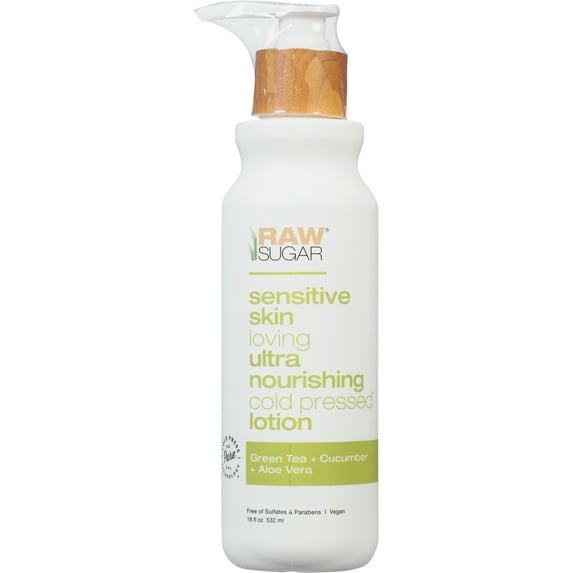 Green Tea + Cucumber + Aloe Vera Sensitive Skin Body Lotion Fresh