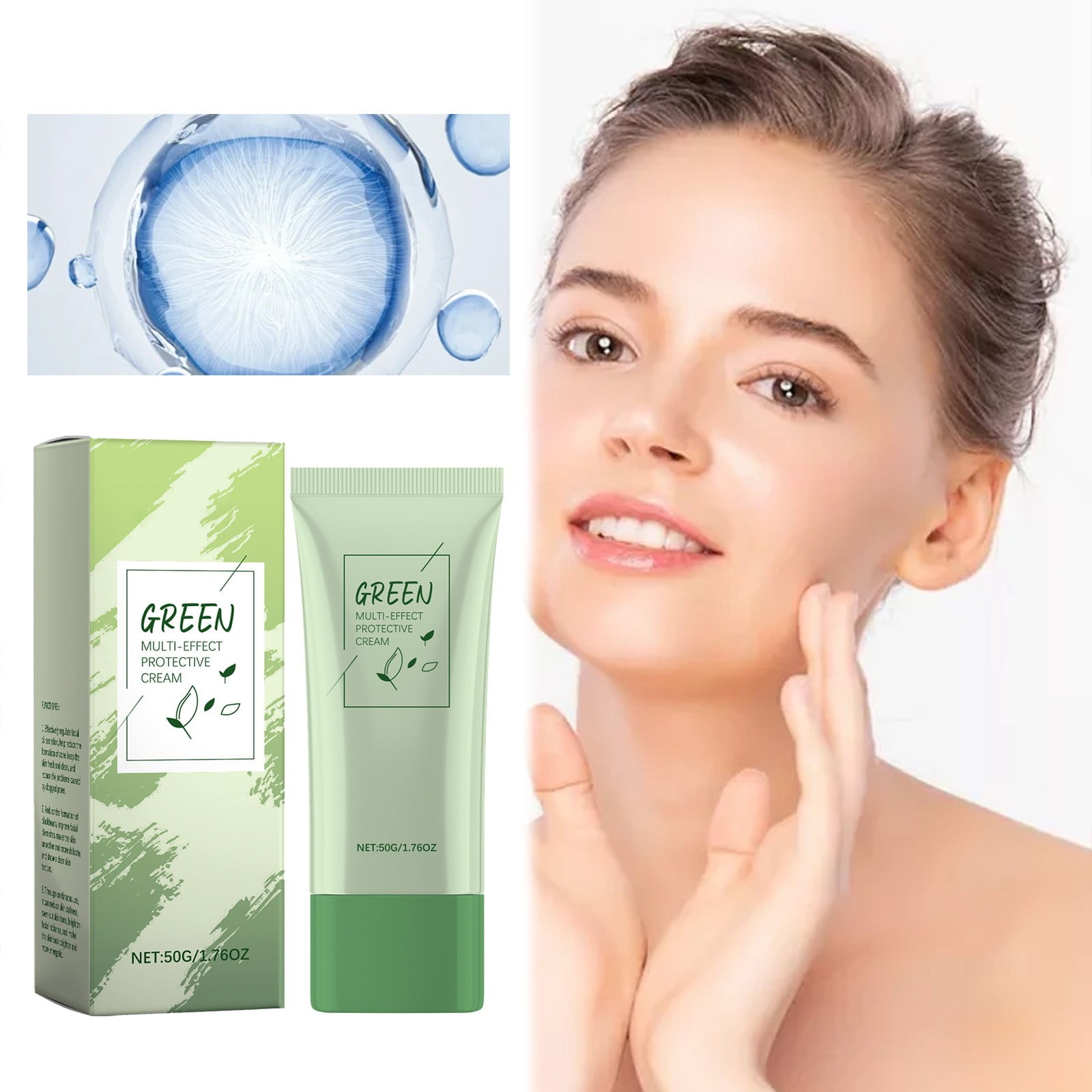 Green Tea Effect Protective Oil Secretion Reduces Refreshes Reduces