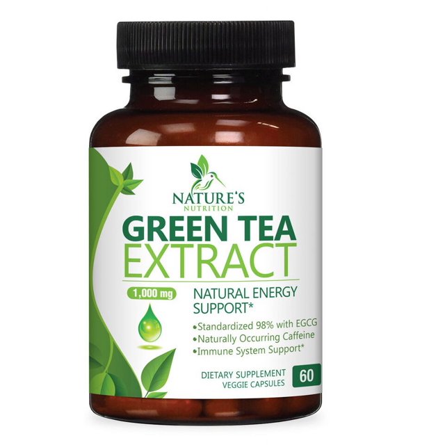 Green Tea Fat Burner 1000mg EGCG Extract Natural Weight Loss Supplement