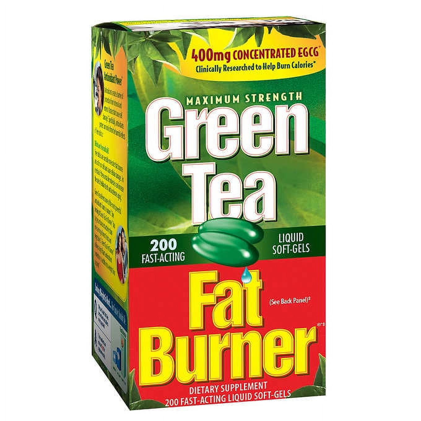 Green Tea Fat Burner, 200 Liquid SoftGels Walmart Business Supplies