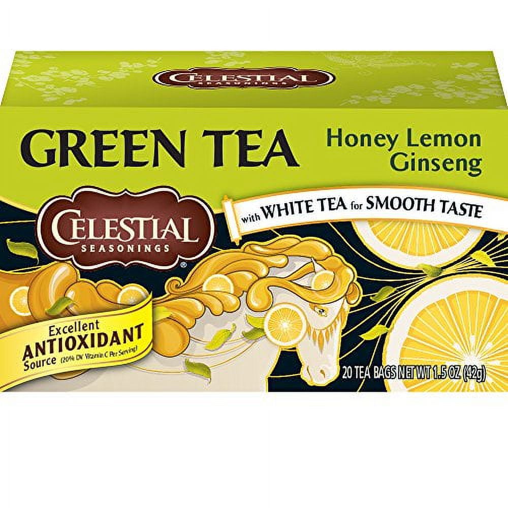 Green Tea, Lemon Ginseng, 20 Ct