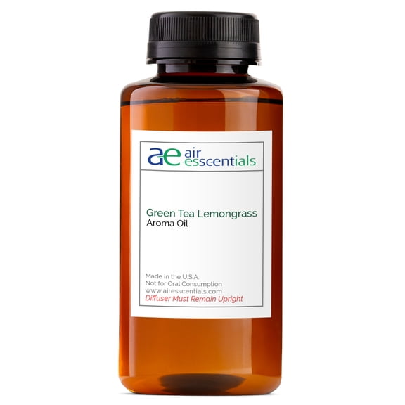 Green Tea & Lemongrass Aroma Oil, Essential Oils Blend for Diffusers and Scent Machines, Citrus, Floral & Green Notes, Aromatherapy, Cold Air Diffuser Compatible, 300 mL