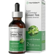 Green Tea Liquid Extract | 2 fl oz | Vegetarian & Alcohol Free for Men and Women | by Horbaach