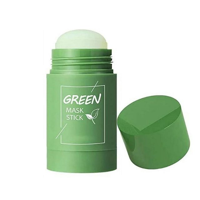 Green Tea Clay Mask Stick for Poreless and Deep Face Cleanse Purifying Matcha