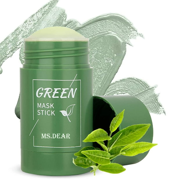 Green Tea Mask Stick, Green Tea Deep Cleanse Mask Stick for Blackheads