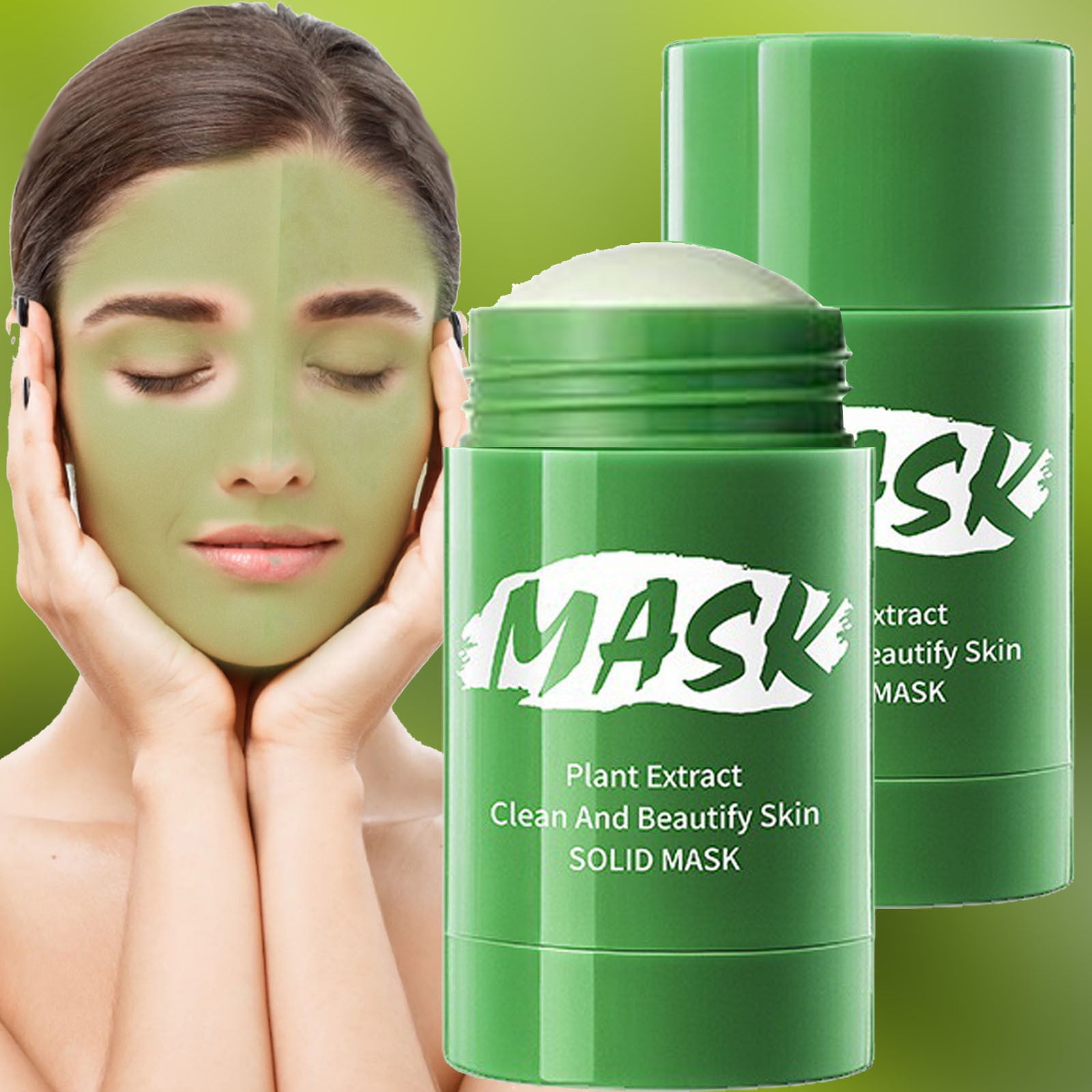 Green Tea Mask Stick Poreless Deep Cleanse Mask Stick Blackhead Remover